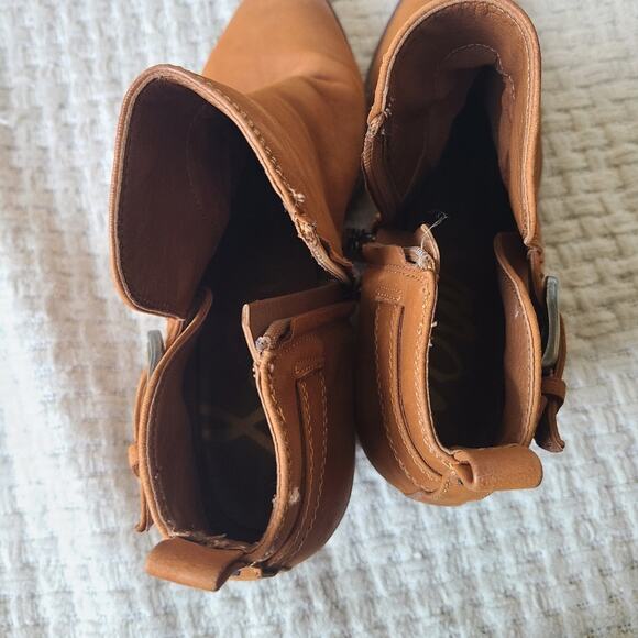 Sam Edelman Neena Leather Point-Toe Ankle Boots Women's Size 8 - Picture 12 of 12